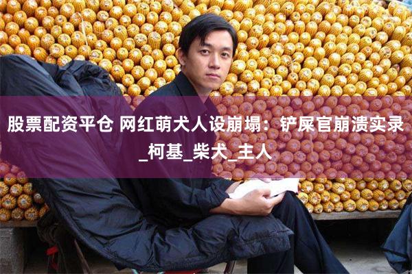 股票配资平仓 网红萌犬人设崩塌：铲屎官崩溃实录_柯基_柴犬_主人