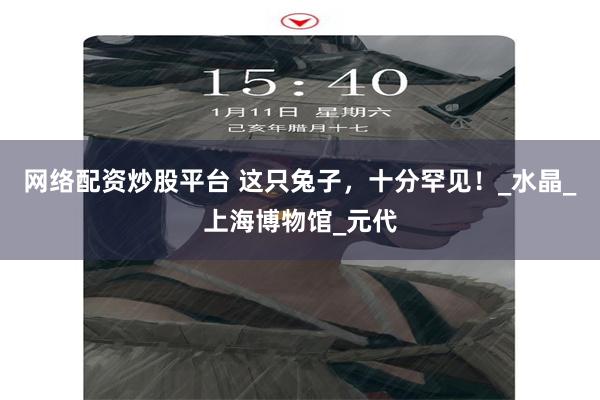 网络配资炒股平台 这只兔子，十分罕见！_水晶_上海博物馆_元代