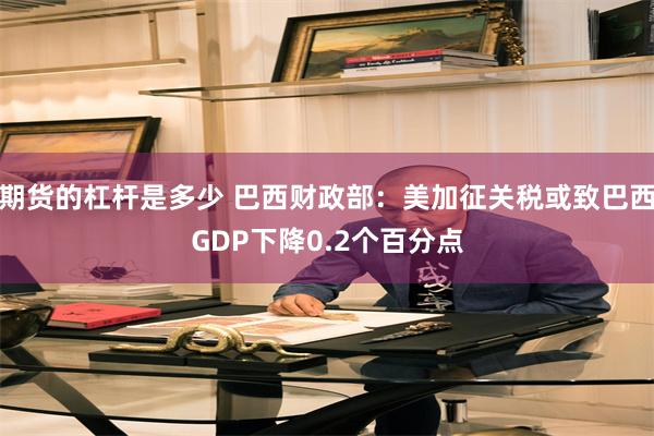 期货的杠杆是多少 巴西财政部：美加征关税或致巴西GDP下降0.2个百分点